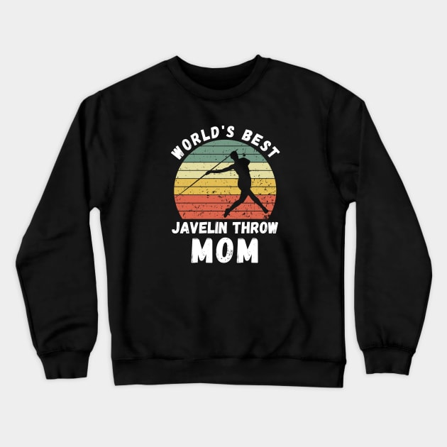 Javelin Throw Mom Crewneck Sweatshirt by footballomatic